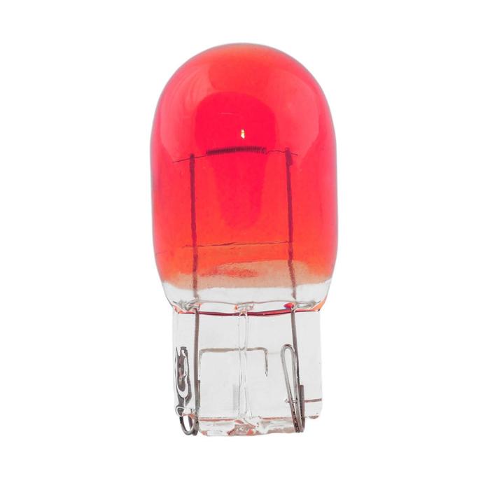фото Лампа накаливания абц 12v21w, (w3x16d), red, "иhhоватор" kraft