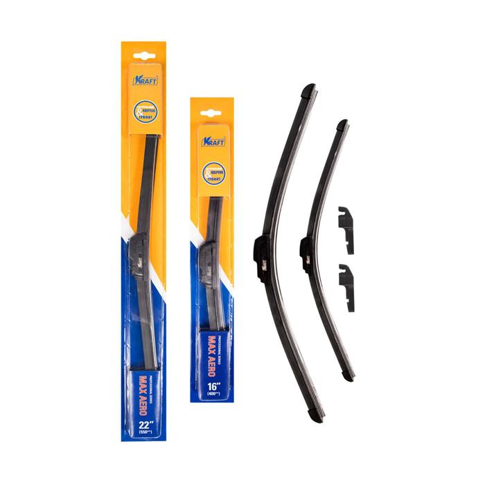 Комплект бескаркасных щеток стеклоочистителя 550/400 мм,1 адаптер
Комплект бескаркасных щеток стеклоочистителя 550/400 мм,1 адаптер