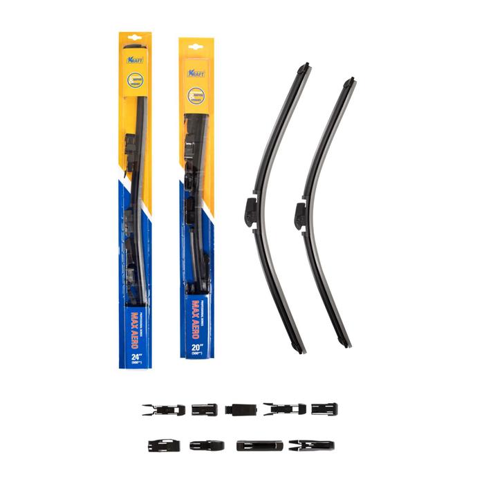 Комплект бескаркасных щеток стеклоочистителя 600/500 мм, 10 адаптеров
Комплект бескаркасных щеток стеклоочистителя 600/500 мм, 10 адаптеров