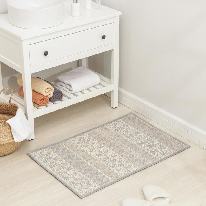 Коврик для ванной SAVANNA «Касаи», 60×90 см, цвет серый 
Коврик для ванной SAVANNA «Касаи», 60×90 см, цвет серый