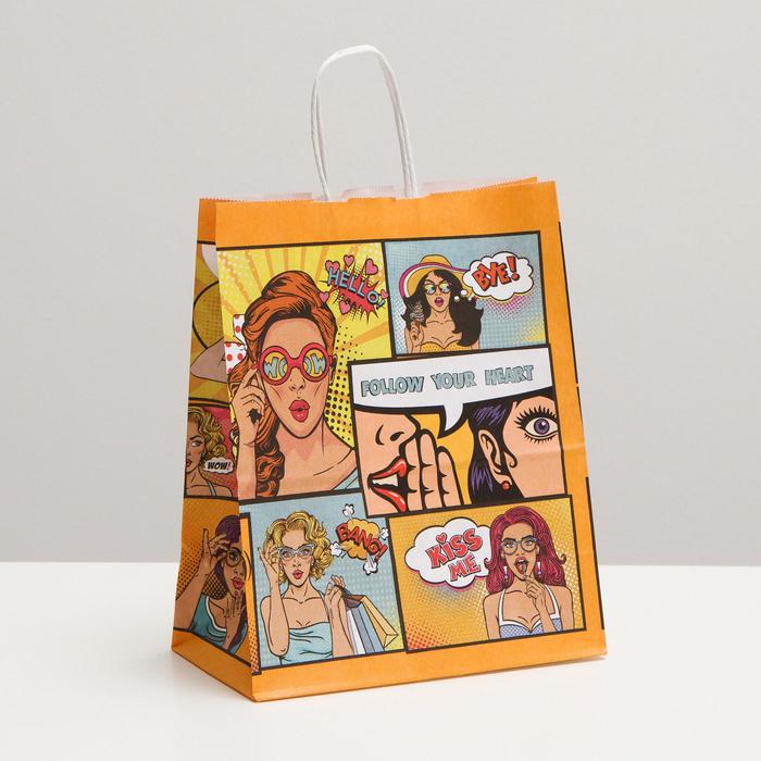 Пакет крафт "Pop Art", 22 х 12 х 27 см
Пакет крафт "Pop Art", 22 х 12 х 27 см