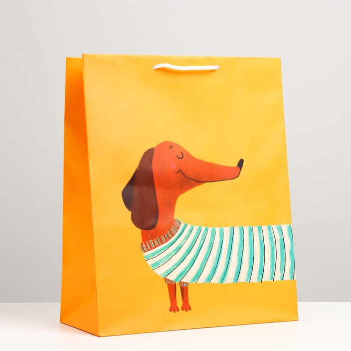 Пакет подарочный "Такса", 26 х 32 х 12 см
Пакет подарочный "Такса", 26 х 32 х 12 см