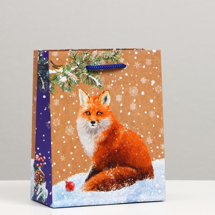 Пакет подарочный "Лиса в снегу", 11,5 х 14,5 х 6,5 см
Пакет подарочный "Лиса в снегу", 11,5 х 14,5 х 6,5 см