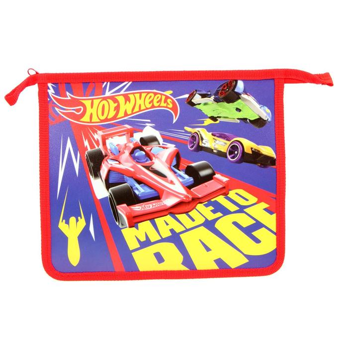 Папка для тетрадей А5 "Hot Wheels", пластиковая, на молнии
Папка для тетрадей А5 "Hot Wheels", пластиковая, на молнии