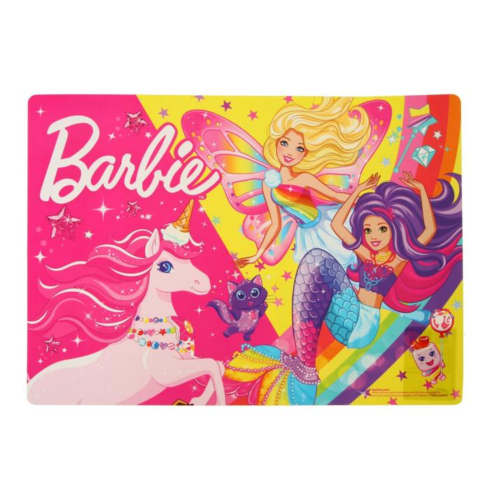Накладка на стол А4+, 34x24 см "Барби"
Накладка на стол А4+, 34x24 см "Барби"