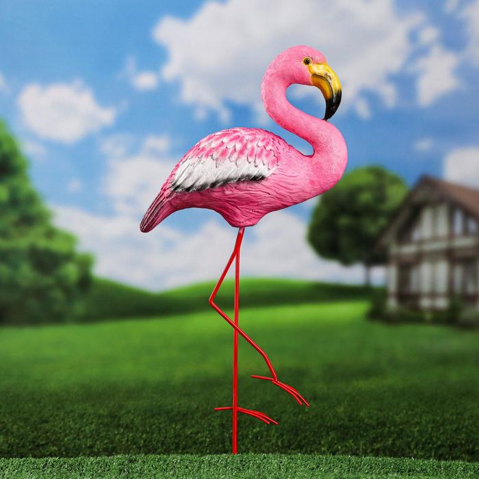 Садовая фигура "Фламинго", на ногах, розовый цвет, 23х14х64 см
Садовая фигура "Фламинго", на ногах, розовый цвет, 23х14х64 см