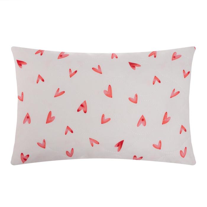 Наволочка LoveLife "Милые сердечки", 40х60см,100% п/э, микрофибра