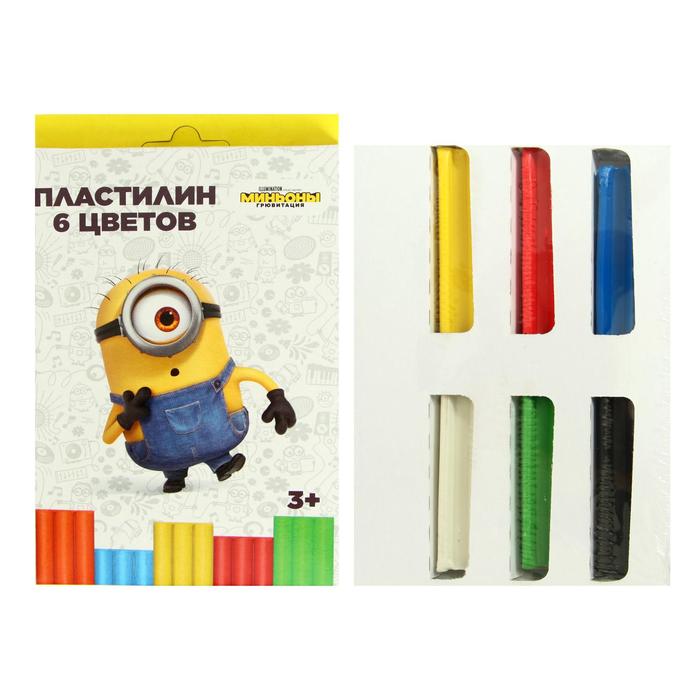Пластилин 6 цветов 120 г "Миньоны", со стеком, картонная упаковка, европодвес
Пластилин 6 цветов 120 г "Миньоны", со стеком, картонная упаковка, европодвес