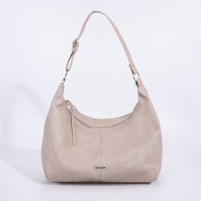 Сумка-мешок, отдел на молнии, наружный карман, цвет бежевый
Сумка-мешок, отдел на молнии, наружный карман, цвет бежевый