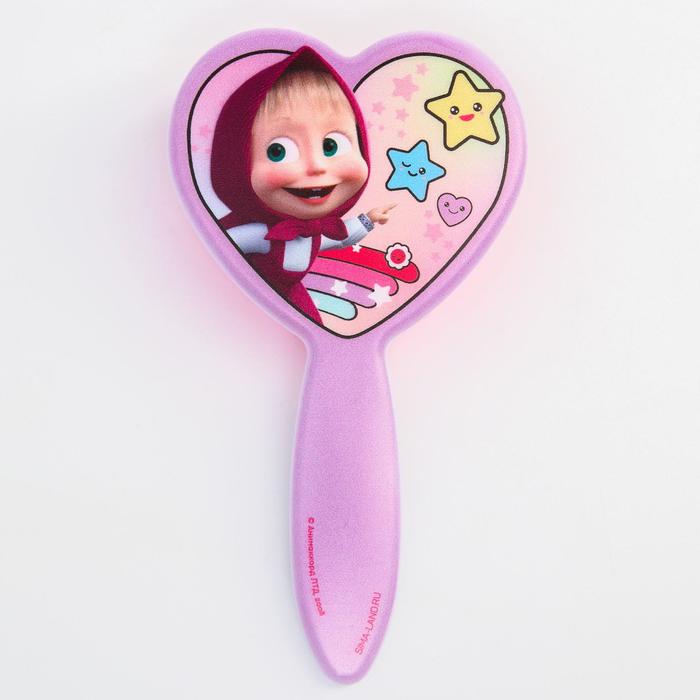 Расческа массажная в форме сердца "Маша", Маша и Медведь
Расческа массажная в форме сердца "Маша", Маша и Медведь