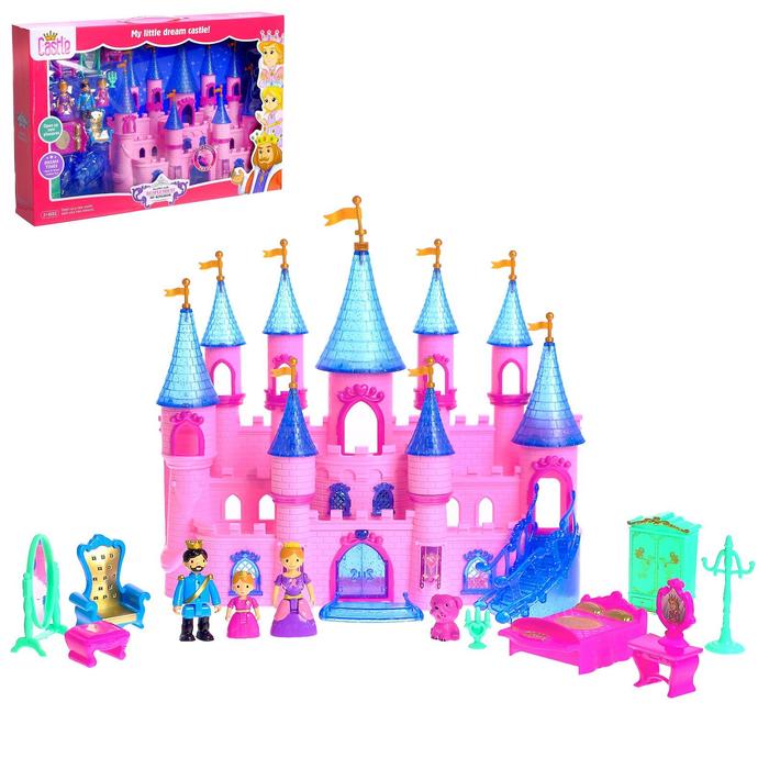 Замок для кукол «Волшебный замок» свет, звук, с фигурками и аксессуарами
Замок для кукол «Волшебный замок» свет, звук, с фигурками и аксессуарами