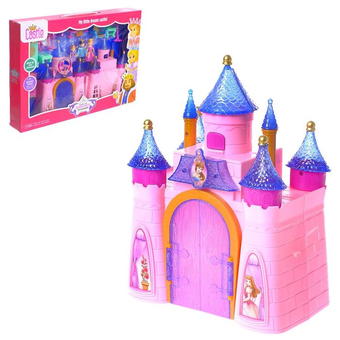 Замок для кукол «Сказка» свет, звук, складной, с фигурками и аксессуарами
Замок для кукол «Сказка» свет, звук, складной, с фигурками и аксессуарами