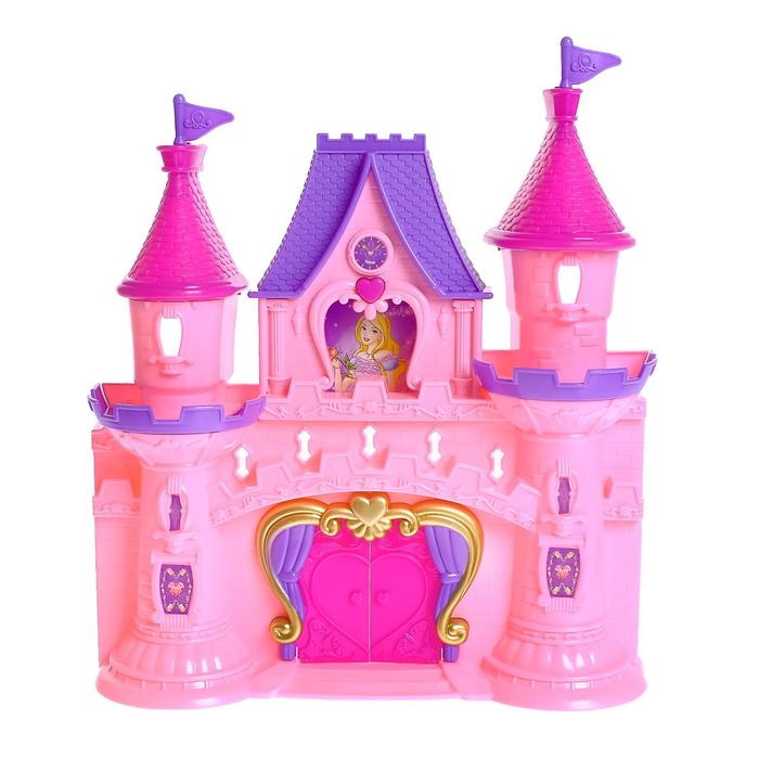 Замок для кукол «Мечта» свет, звук, с фигурками и аксессуарами
Замок для кукол «Мечта» свет, звук, с фигурками и аксессуарами