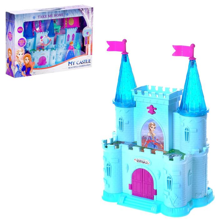 Замок для кукол «Принцессы» свет, звук, с принцессой и аксессуарами
Замок для кукол «Принцессы» свет, звук, с принцессой и аксессуарами