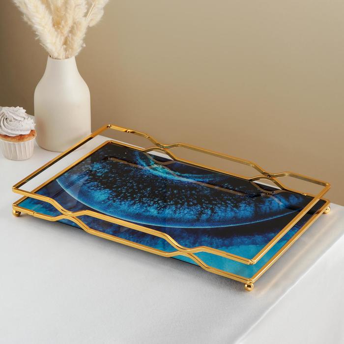 Подставка для десертов «Нептун», 43×29,5×6 см, цвет металла золотой
Подставка для десертов «Нептун», 43×29,5×6 см, цвет металла золотой