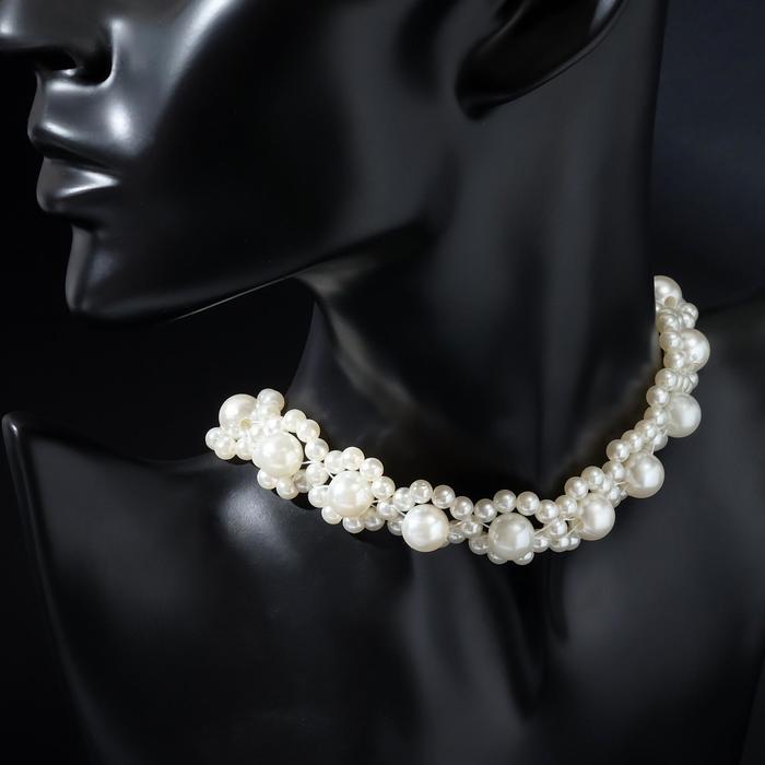 Чокер "Жемчуг" цветы, цвет белый, L=30
Чокер "Жемчуг" цветы, цвет белый, L=30