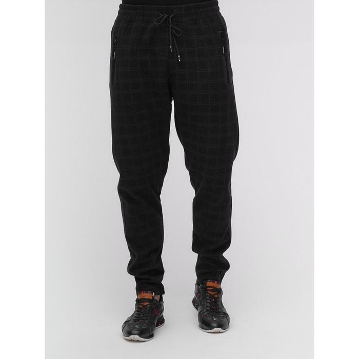 Брюки мужские, размер 60, цвет чёрный 
Брюки мужские, размер 60, цвет чёрный