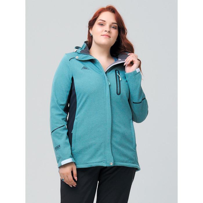 Ветровка женская, размер 58, цвет бирюзовый
Ветровка женская, размер 58, цвет бирюзовый