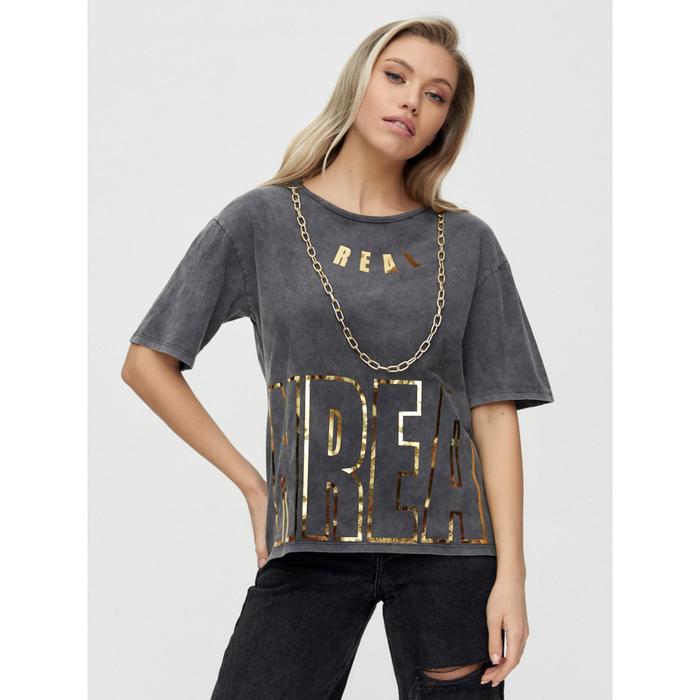 Футболка женская, размер 46, цвет серый
Футболка женская, размер 46, цвет серый