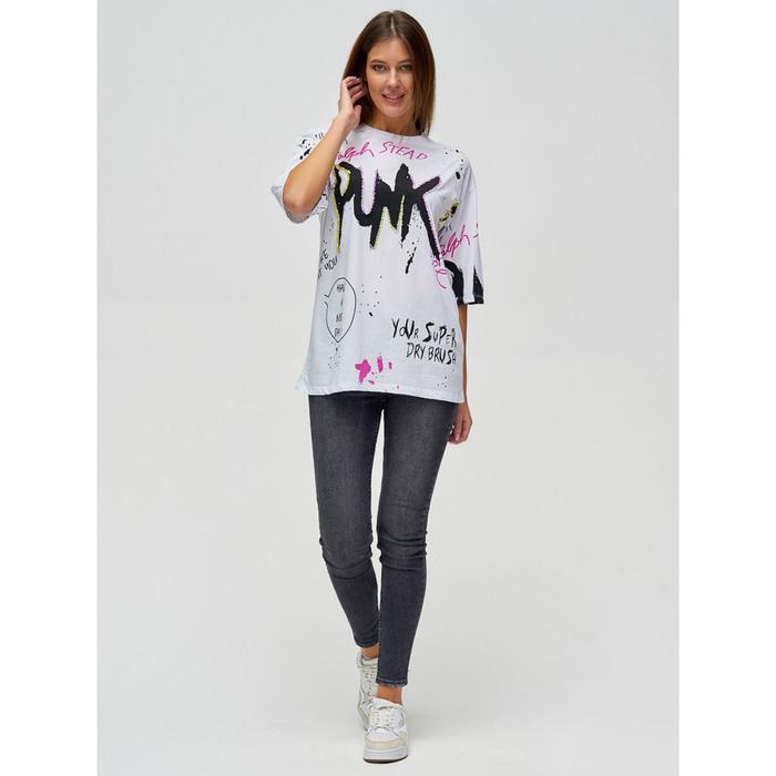 Футболка женская, размер 42, цвет белый
Футболка женская, размер 42, цвет белый