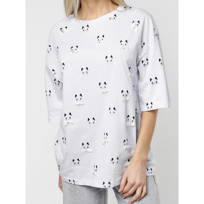 Футболка женская, размер 48-50, цвет белый
Футболка женская, размер 48-50, цвет белый