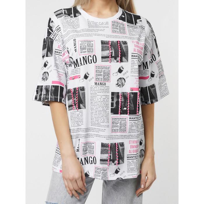 Футболка женская, размер 46-48, цвет белый
Футболка женская, размер 46-48, цвет белый