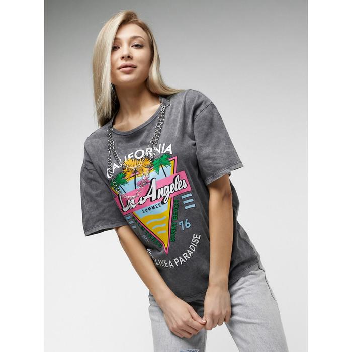 Футболка женская, размер 46, цвет серый
Футболка женская, размер 46, цвет серый