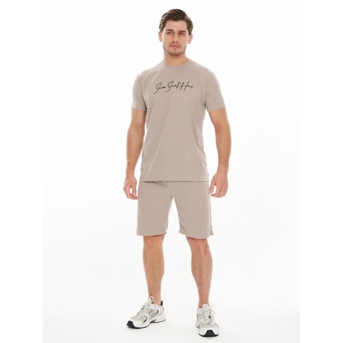 Комплект: шорты и футболка мужской, размер 46, цвет коричневый
Комплект: шорты и футболка мужской, размер 46, цвет коричневый