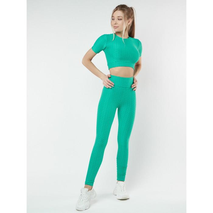 Костюм для фитнеса женский, размер 44-46, цвет бирюзовый
Костюм для фитнеса женский, размер 44-46, цвет бирюзовый