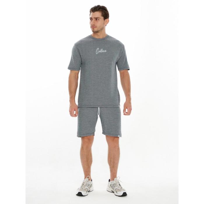 Костюм: шорты и футболка мужской, размер 52, цвет синий
Костюм: шорты и футболка мужской, размер 52, цвет синий