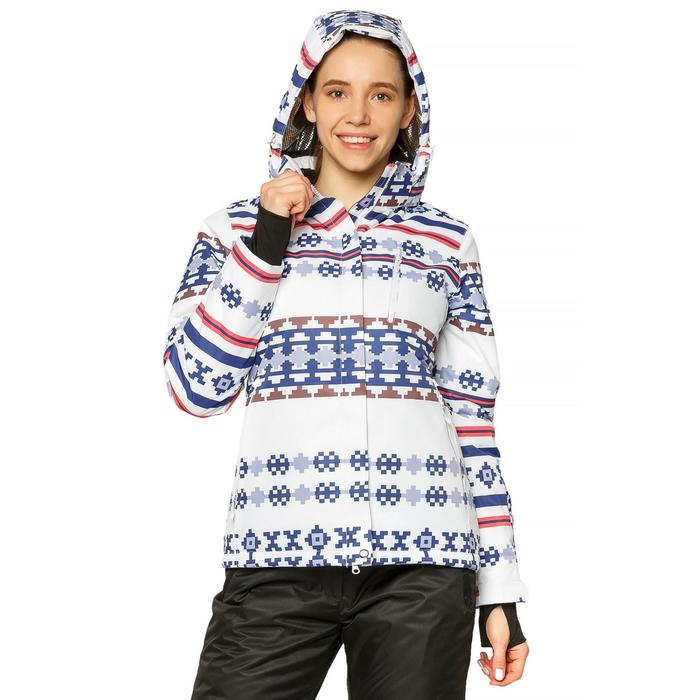Куртка горнолыжная женская, размер 44, цвет белый
Куртка горнолыжная женская, размер 44, цвет белый