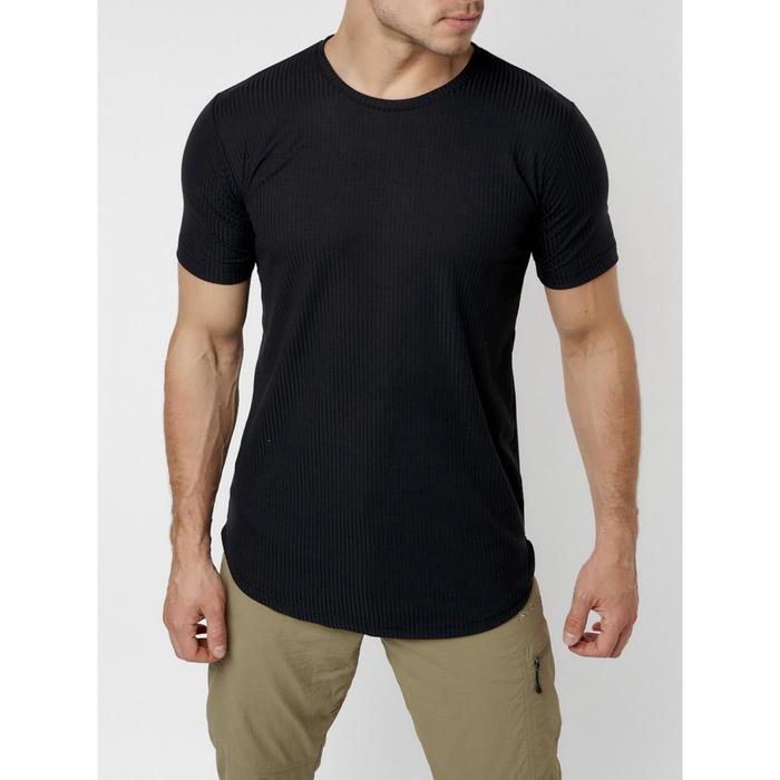 Футболка мужская, размер 52, цвет чёрный
Футболка мужская, размер 52, цвет чёрный