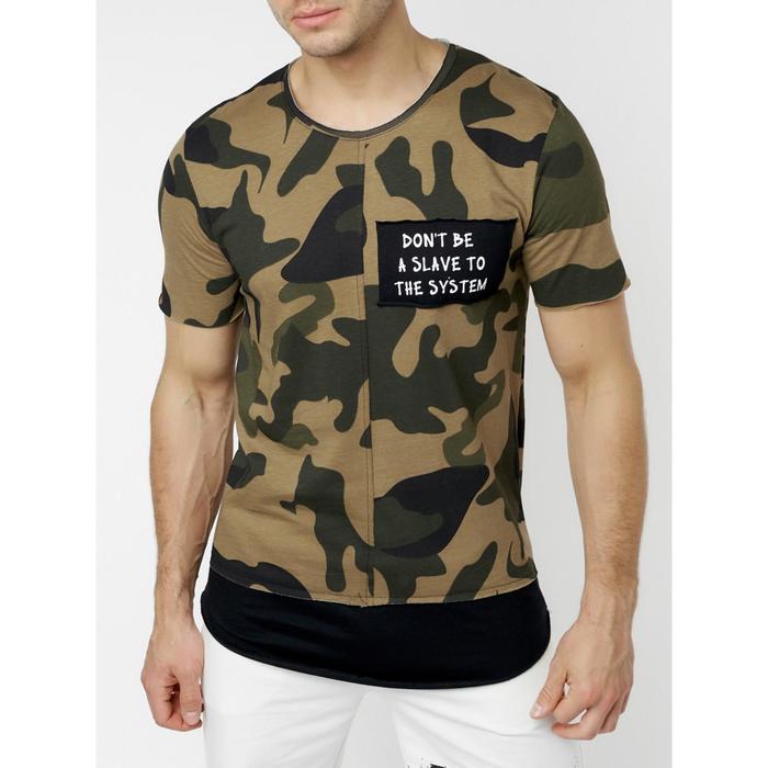 Футболка мужская, размер 48, цвет камуфляжный
Футболка мужская, размер 48, цвет камуфляжный
