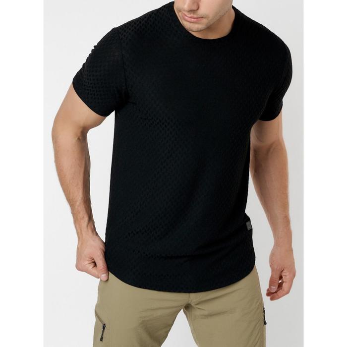 Футболка мужская, размер 50, цвет чёрный
Футболка мужская, размер 50, цвет чёрный