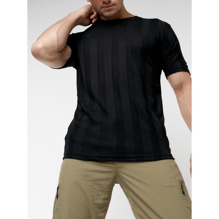 Футболка мужская, размер 52, цвет чёрный
Футболка мужская, размер 52, цвет чёрный