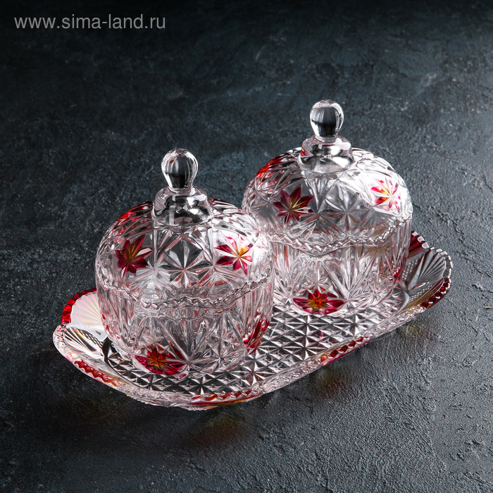 Набор конфетниц «Бартоло», 250 мл, на подставке, 2 шт
Набор конфетниц «Бартоло», 250 мл, на подставке, 2 шт