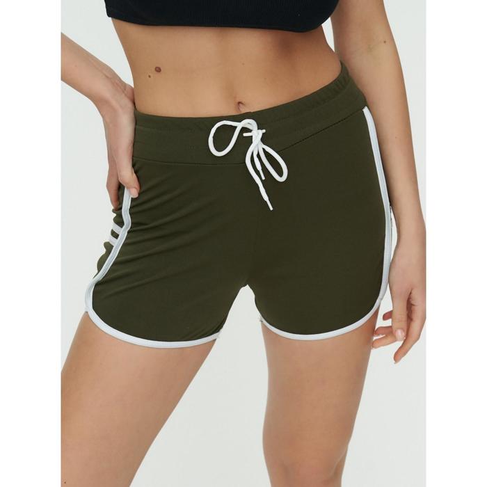 Спортивные шорты женские, размер 44, цвет хаки
Спортивные шорты женские, размер 44, цвет хаки
