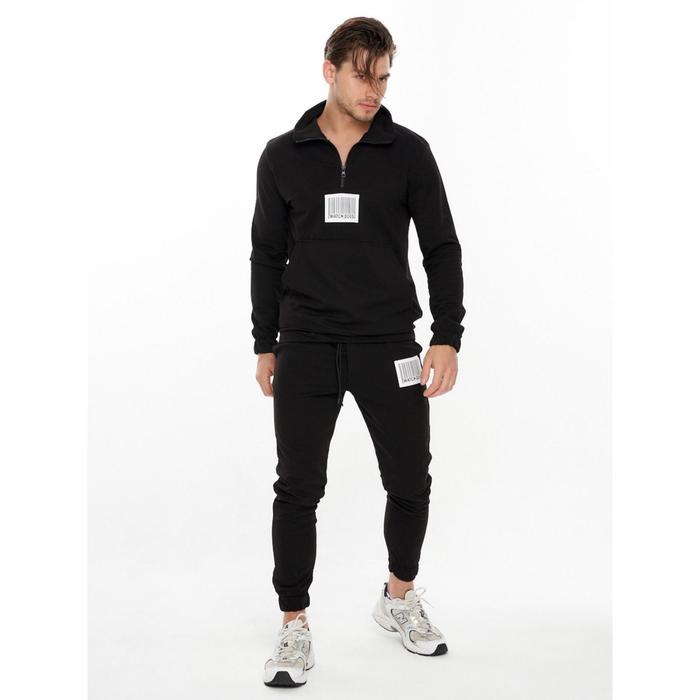 Спортивный костюм мужской, размер 48, цвет чёрный
Спортивный костюм мужской, размер 48, цвет чёрный