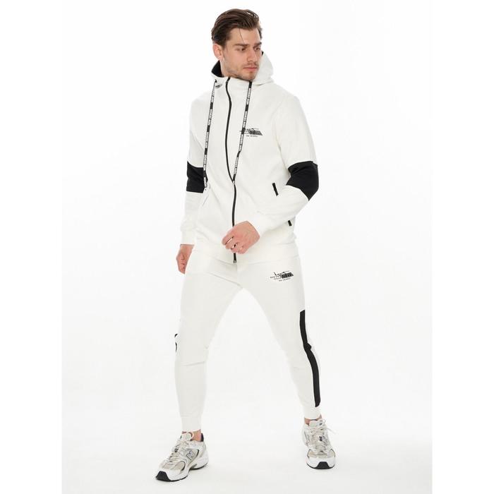 Спортивный костюм мужской, размер 44, цвет белый
Спортивный костюм мужской, размер 44, цвет белый