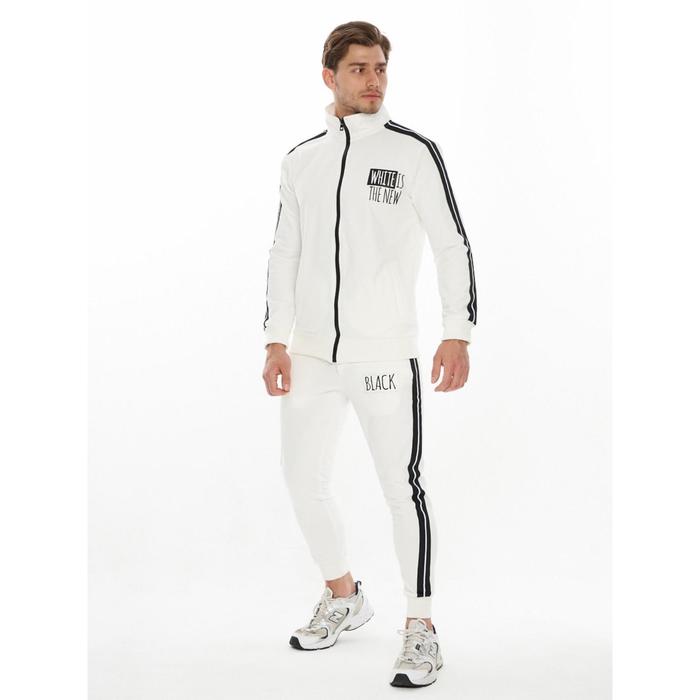 Спортивный костюм мужской белого цвета, размер 50
Спортивный костюм мужской белого цвета, размер 50
