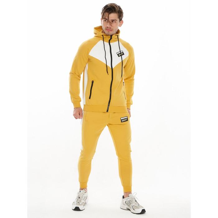 Спортивный костюм мужской, размер 48, цвет горчичный
Спортивный костюм мужской, размер 48, цвет горчичный