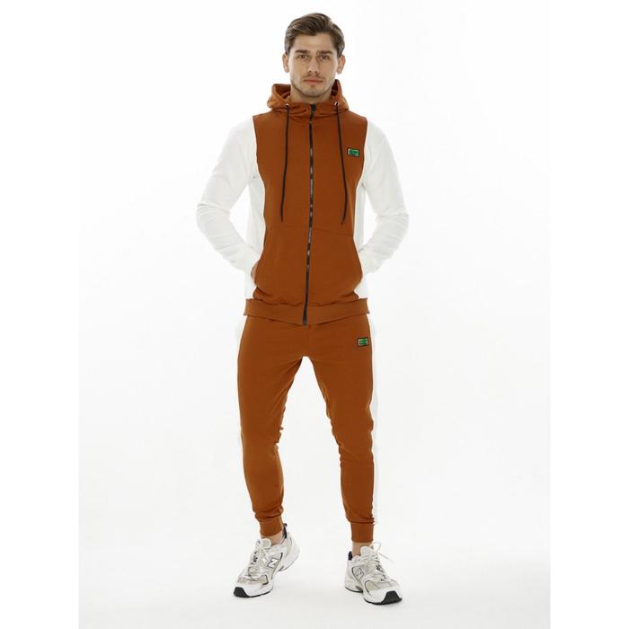 Спортивный костюм мужской, размер 50, цвет коричневый
Спортивный костюм мужской, размер 50, цвет коричневый