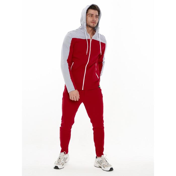 Спортивный костюм мужской, размер 50, цвет красный
Спортивный костюм мужской, размер 50, цвет красный