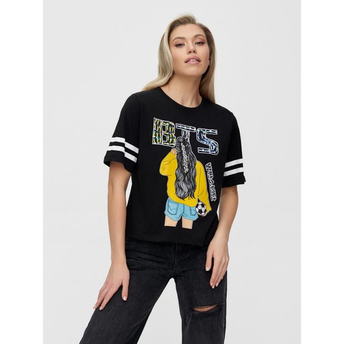 Футболка женская, размер 42, цвет белый 
Футболка женская, размер 42, цвет белый