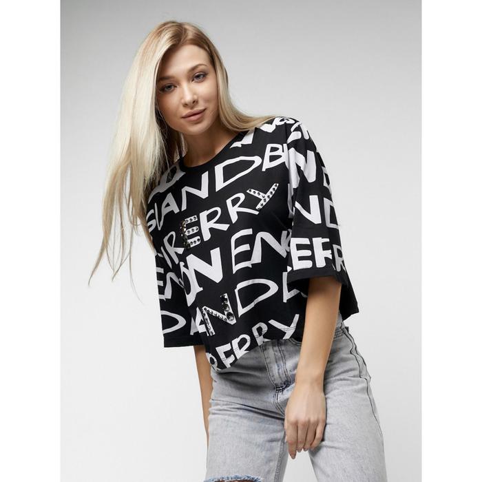 Футболка женская, размер 46-48, цвет чёрный
Футболка женская, размер 46-48, цвет чёрный