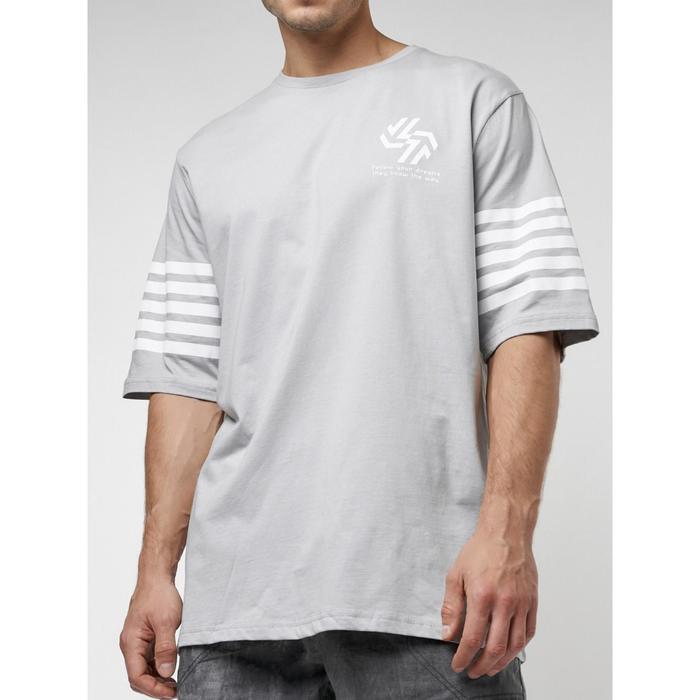 Футболка-оверсайз мужская, размер 50, цвет серый
Футболка-оверсайз мужская, размер 50, цвет серый