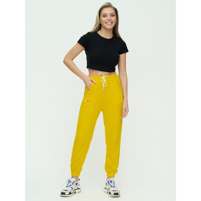 Штаны-джоггеры женские, размер 48, цвет жёлтый
Штаны-джоггеры женские, размер 48, цвет жёлтый