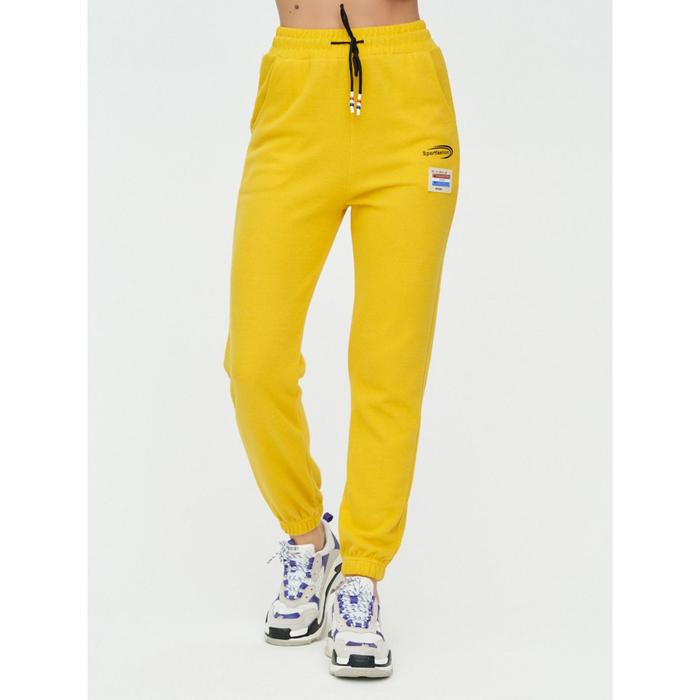 Штаны-джоггеры женские, размер 48, цвет жёлтый
Штаны-джоггеры женские, размер 48, цвет жёлтый