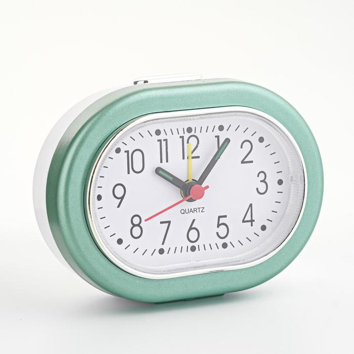 Будильник "Кантик" с подсветкой, 10х7.5 см зеленый
Будильник "Кантик" с подсветкой, 10х7.5 см зеленый