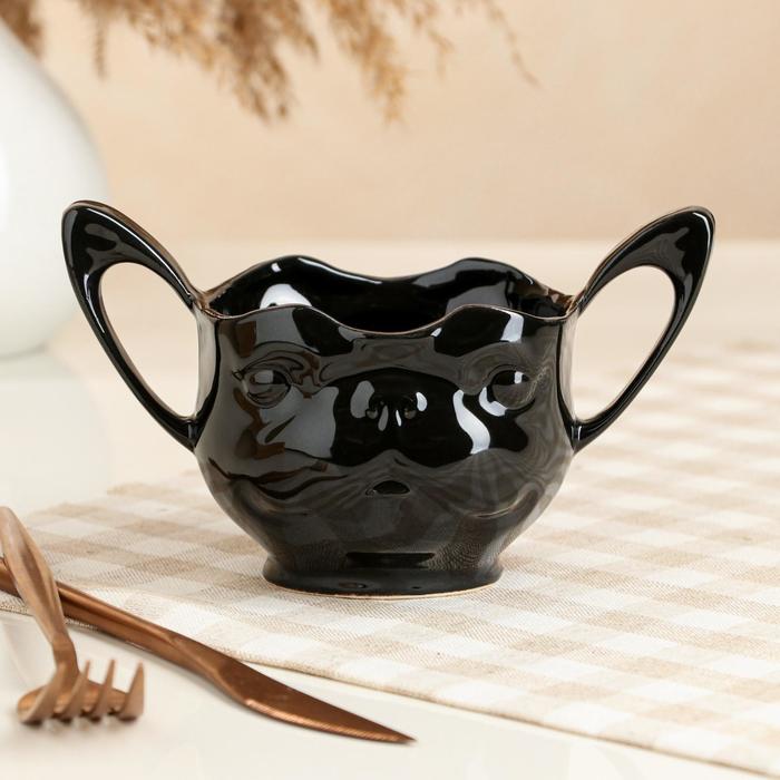 Конфетница-органайзер "Бульдог", чёрная, 0.3 л
Конфетница-органайзер "Бульдог", чёрная, 0.3 л